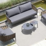 BOUNTY KÜLTÉRI ÜLŐGARNITÚRA SZÜRKE/BARNA