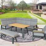 COVENTRY SAROK ÉTKEZŐSZETT 1 FOTELLEL ÉS 1 PUFFAL