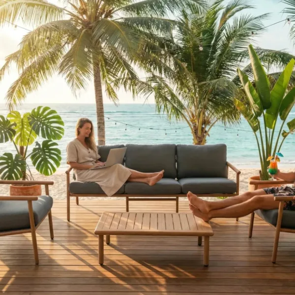 Bali kerti ülőgarnitúra