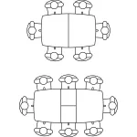 Filis bővíthető étkezőasztal - Image 2