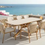 Ondara kültéri étkezőasztal