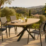 Lucca kültéri étkezőszett