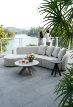 Luna Cream kültéri ülőgarnitúra szett