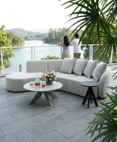 Luna Cream kültéri ülőgarnitúra szett