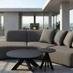 Luna Antracit kültéri ülőgarnitúra szett